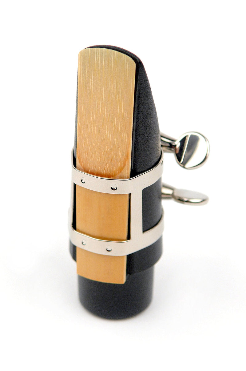 [AUSTRALIA] - Rico Ligature & Cap, Soprano Sax, Nickel Plated Ligature & Cap Sets 