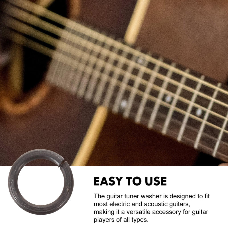 10 Pairs Guitar Peg Spacer Portable Guitar Gasket Tuner Supply Guitar Tuning Peg Gasket Guitar Spacer for Tuner Replaceable Tuner Washer Tuner Peg Washers Tuner Guitar Pads