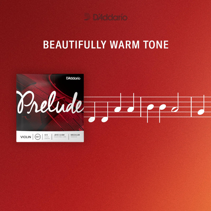 D'Addario Prelude Bass String Set, 1/2 Scale, Medium Tension Full Set