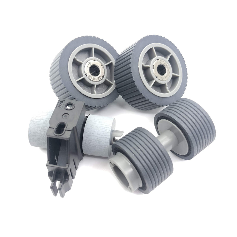 OKLILI 1SET X PA03740-K010 PA03740-K011 Consumable Kit Pick Roller + Brake Roller Pickup Roller Separation Roller Compatible with Fujitsu fi-7600 fi-7700 fi-7700S PA03740-K010 + PA03740-K011