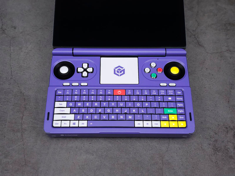 GPD Win Mini 2025 Skin, Game Purple Cube Edition, Full Wrapping 3M Matte Vinyl Skin for GPD Win Mini 2025 (Designed by POP SKIN) ★Does NOT FIT for the 2023 Oculink Version and 2024 USB A Version.