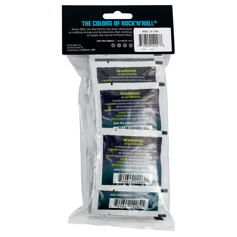 [AUSTRALIA] - Ernie Ball Wonder Wipes Fretboard Conditioner, 20-pack (P04247) 20 Count (Pack of 1) 