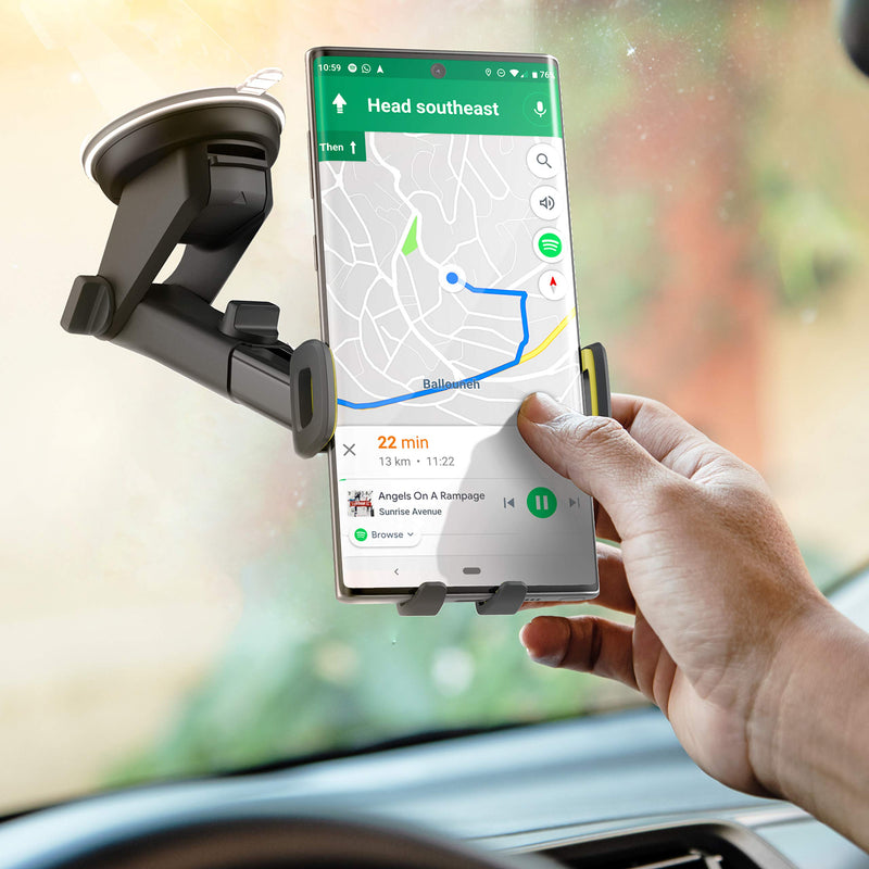 Encased Car Phone Mount, Works with Motorola Models (Moto G Power, G Stylus, Moto G Pure, G Play) Case Friendly Phone Holder for Car (Window, Dash Mounts)