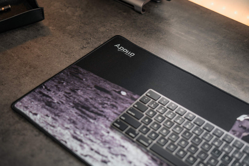 Apollo Gaming Extended Mouse Pad, Large NASA Astronaut Space Design Microfiber Mousepad, (31.5×11.8), Large XXL Extended Desk Mat. Long Computer Keyboard Mouse Mat Mousepad for Office/Gaming/Home