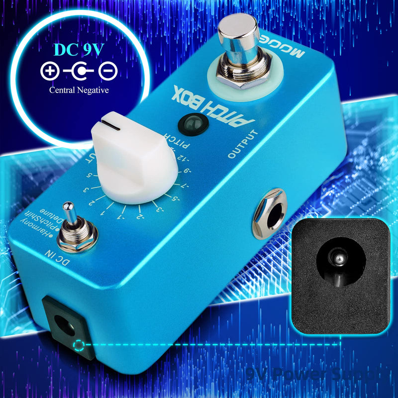 Mooer Drop Pitch Harmonizer Guitar Effect Box - MPS1 Octave Pitch Box Guitar Harmonizer Pedal with True Bypass