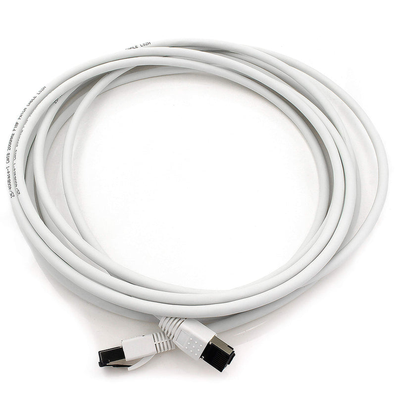 1aTTack.de 0.5 m Cat 8 Network Cable CAT8 Cable Colours Set - 5 Pieces Cat.8 LAN 2000 MHz 40 Gbit s 40GBase-T Poe+ Patch Cable Ethernet Cable LSZH - 5 x 0.5 m 5 x 0.5m Colour 3