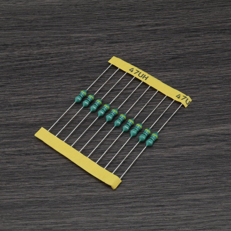 Be In Your Mind 200-Piece Inductor Assortment Set 1 UH - 4.7 MH 1/2 W Inline Inductor Colour Ring Inductance Assortment 10x20 Specifications in Plastic Boxes for Electrical Circuit Devices