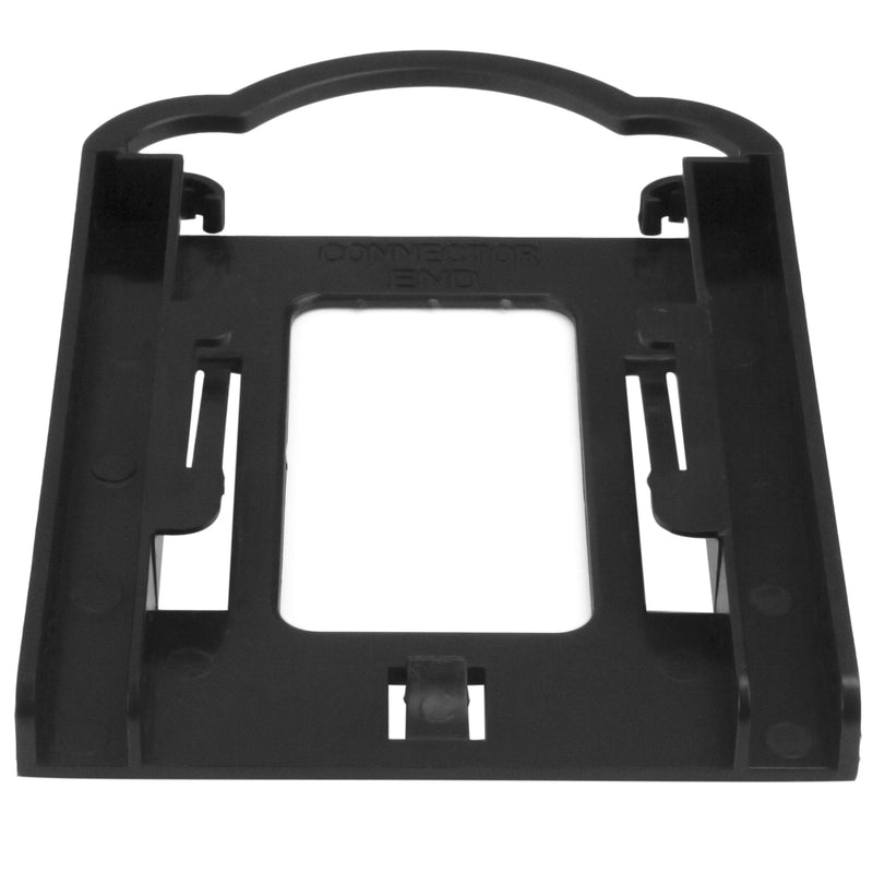 StarTech.com 2.5" HDD / SDD Mounting Bracket for 3.5" Drive Bay - Tool-less Installation - 2.5 Inch SSD HDD Adapter Bracket (BRACKET125PT), Black Standard Packaging