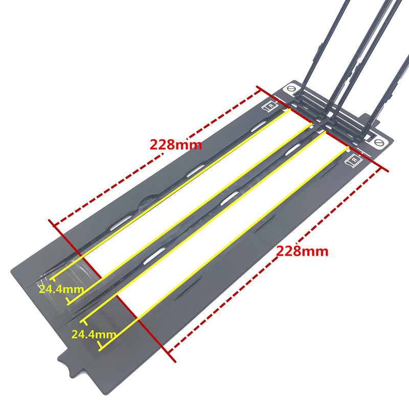 3Pieces X Photo Film Guide 35mm Sleeve + 120mm Holder Assy Slide Negative Cover + 35mm Film Guide Slide Holder Compatible with Canon CanoScan 8000F 8400F 8800 8800F 9000 9000F Mark II