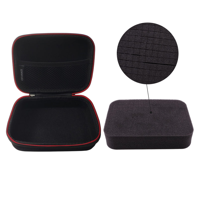 EVA Hard Case with Foam，6.7 x4.7 x2.5 inches Hard Sided Camera/Digital Case EVA shockproof Outdoor case，Suitable for storage of drones, digital products, electronic instruments, etc.