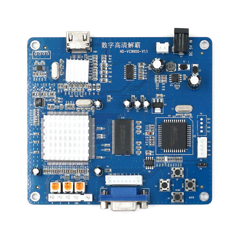 [AUSTRALIA] - Mcbazel Arcade Game VGA RBGS RGBSHV to HDMI Game Video Output Converter Board with Cable 