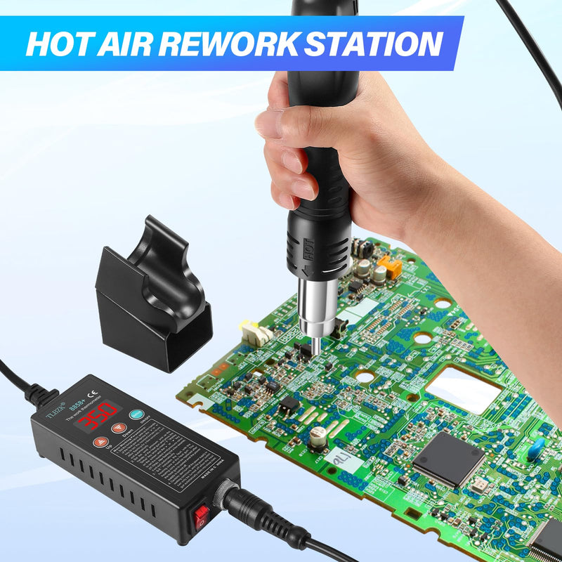 TLBZK Hot Air Soldering Station SMD Welding Machine Digital Display Heat Gun