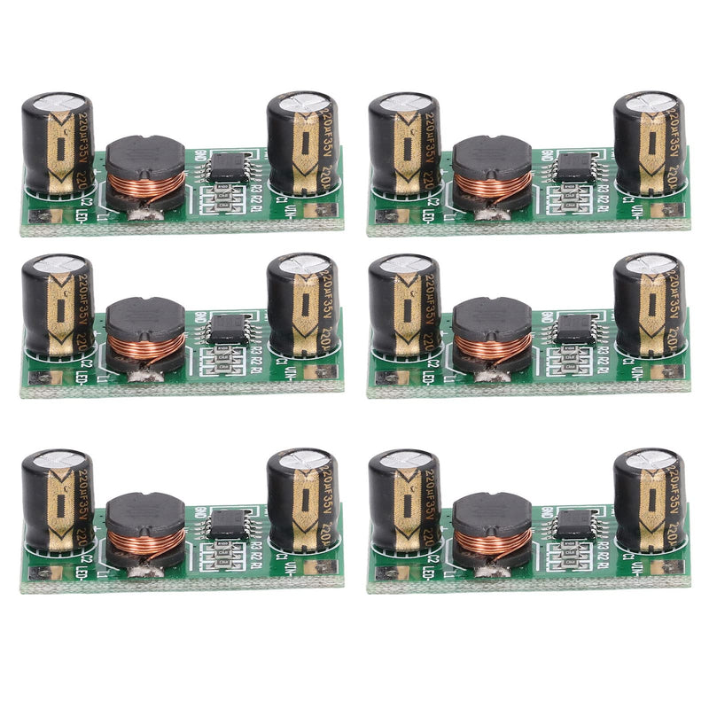 6pcs PWM Dimmable LED Driver Module 700mA Constant Current Controller DC 5-35V Input Voltage for 2W/3W LED Modules, Default