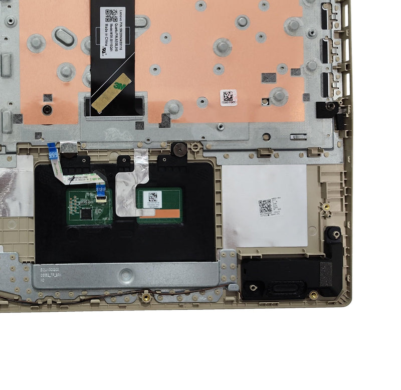 Replacement for Lenovo IdeaPad 3 15IML05 15IIL05 15ADA06 15ARE05 Laptop Upper Case Palmrest Non-Backlit Keyboard Touchpad Assembly Part 5CB0X57656 5CB1D03627 5CB0X57656 Gold