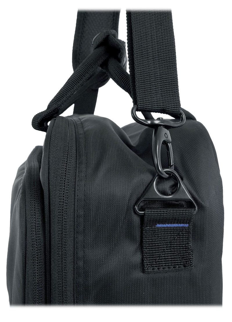 Rockville MB1313 DJ Gear Mixer Bag Case 13 x 13 x 6 Inches, Dual-Layer Foam Padding, YKK Zippers, Front Pocket, Adjustable Strap, for Mixers, Controllers, FX Pedals