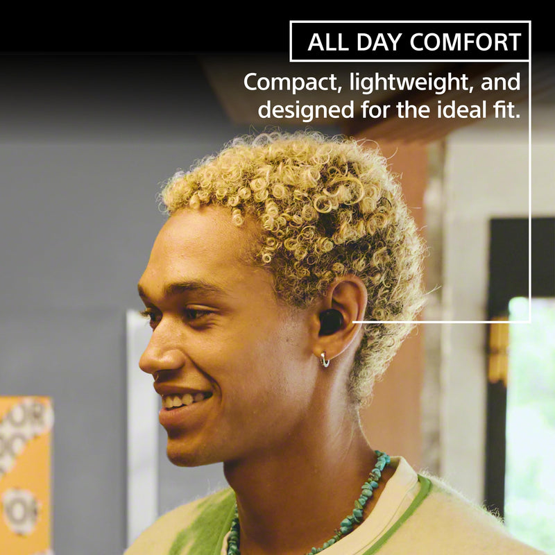 Sony WF-C510 Truly Wireless Bluetooth Earbud Headphones, Black | Comfortable & Compact Fit, Up to 22 Hours of Battery, Multipoint Connection, Ambient Sound Mode. IPX4 Water Resistant
