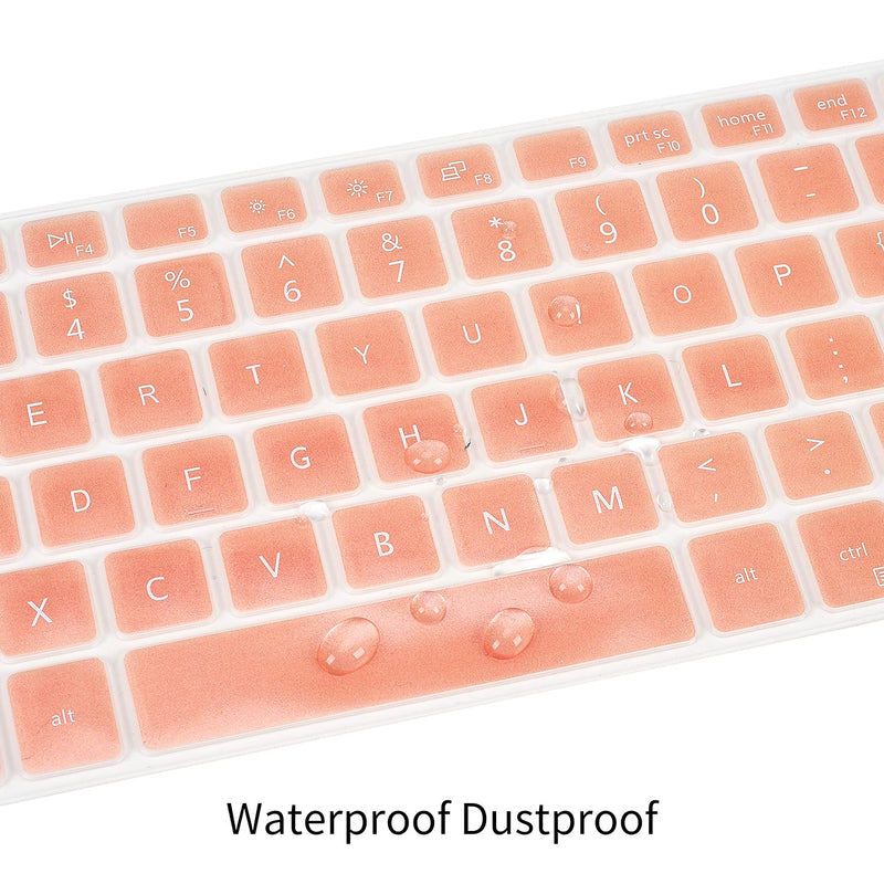 Keyboard Cover for 2021 New Dell Inspiron 15 3000 3501 3505 3502 5000 5501 5502 5505 5508 5584 5590 5593 5598, Dell Inspiron 17 7590 7591 7501 7506 7706 7790, 2021 2020 Dell Vostro 3000 5000,Rose Gold Rose Gold