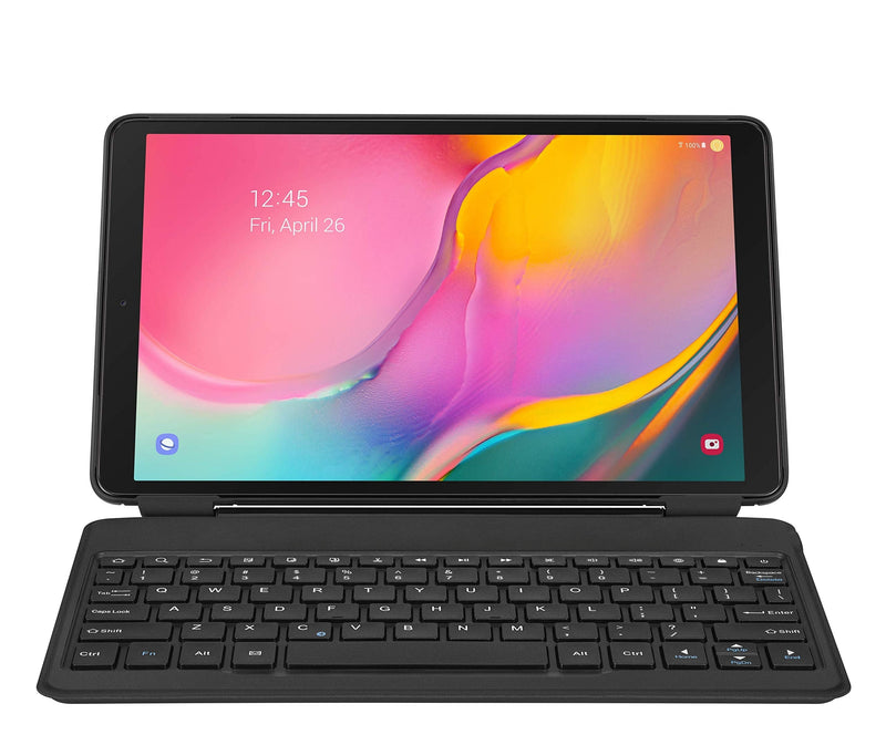 Galaxy Tab A 10.1 (2019) Wireless Bluetooth Keyboard Cover, Samsung, Black