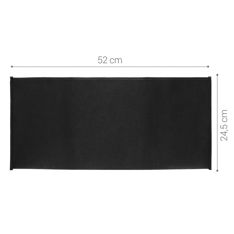 kwmobile Keyboard Cover Compatible with Universal Keyboard (L) - Protective Skin Computer Keyboard Dust Cover Case black