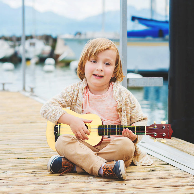 WelWinforee Soprano Ukulele 21 - Beginner Kit for Kids, Complete with Gig Bag, Strap, Tuner, Strings, Picks, Cloth - Ideal for Concerts, Left-Handed Players - Perfect Beginner Ukulele