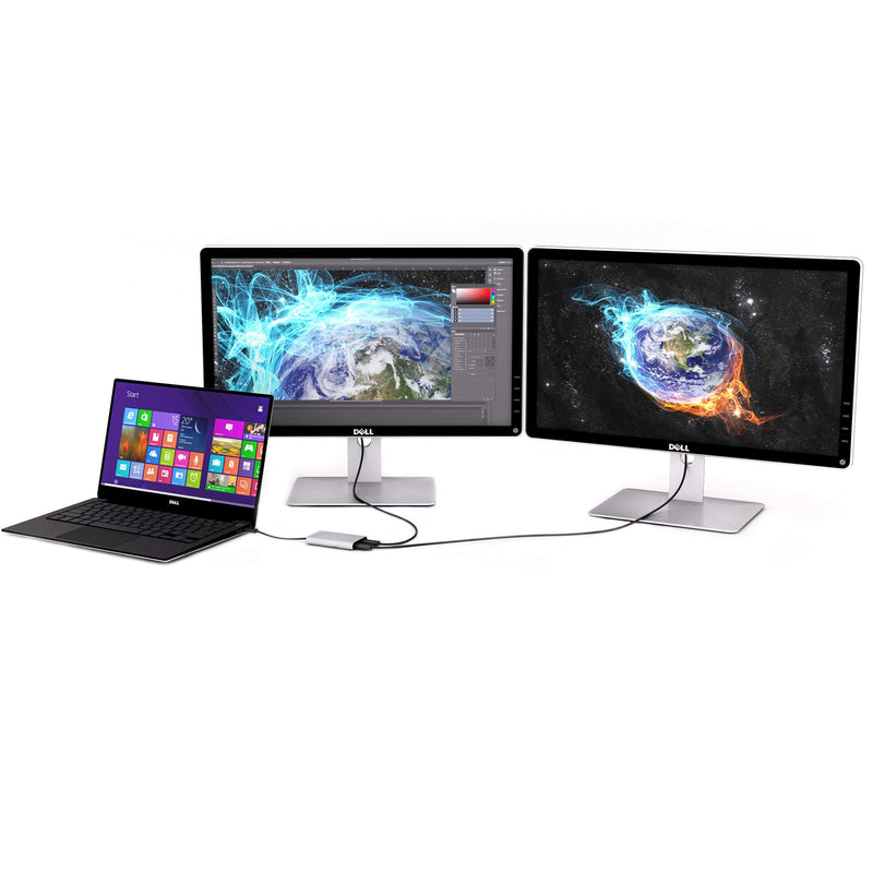 StarTech.com Thunderbolt 3 to Dual DisplayPort Adapter - 4K 60Hz - Windows Only Compatible - Monitor Adapter - DP Adapter (TB32DP2)