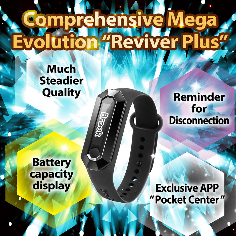 Brook Pocket Auto Catch Reviver Plus - Splendid Evolution, Auto Spin and Catching Pocket Monsters, IP67 Wristband Bracelet Accessory, Reminder for Disconnection, Battery Capacity Display