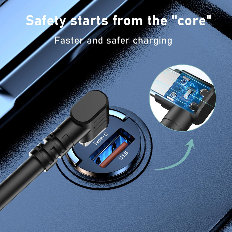 Radar Detector Cable,USB-C to RJ11 Plug Cable,use for Uniden R1 R3 R7 Beltronics Cobra Whistler Escort MAX360 Passport 9500i Radenso XP etc Replacement Radar Detector Cable 3.3ft RJ11-3.3FT