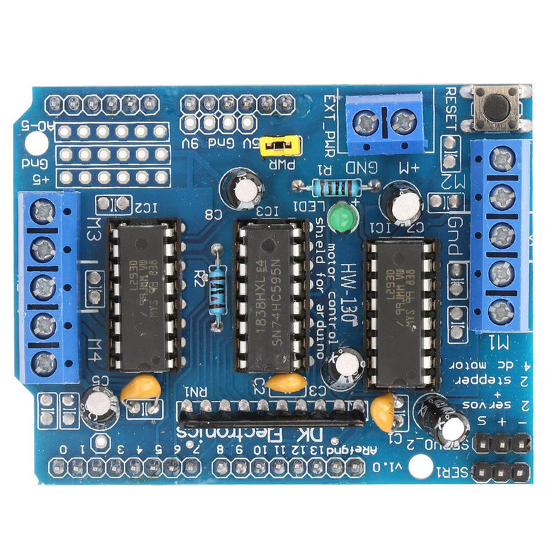 Motor Driver Shield, L293D Motor Driver Plate for Engine Plate L293D Engine Drive Shield Expansion Board Module Motor Drive Tool