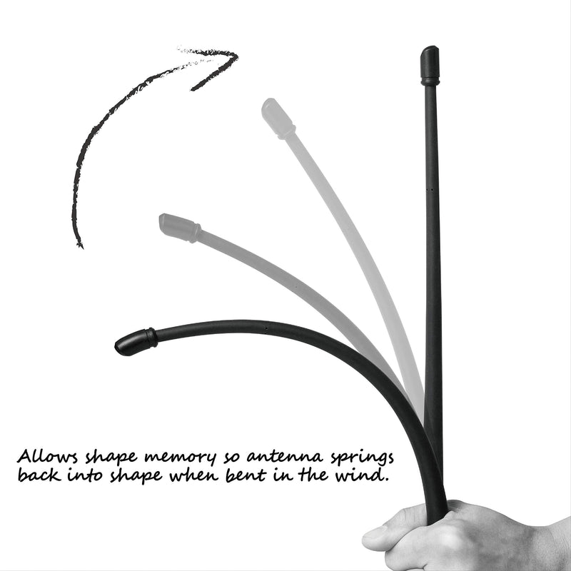 [AUSTRALIA] - RYDONAIR Short Antenna Compatible with Toyota Tundra 2014+ & Toyota Tacoma 1995+, Internal Copper Coil for Enhanced Reception, 13 inches Flexible Rubber Antenna Replacement Toyota Tundra 2014+ & Toyota Tacoma 1995+ 