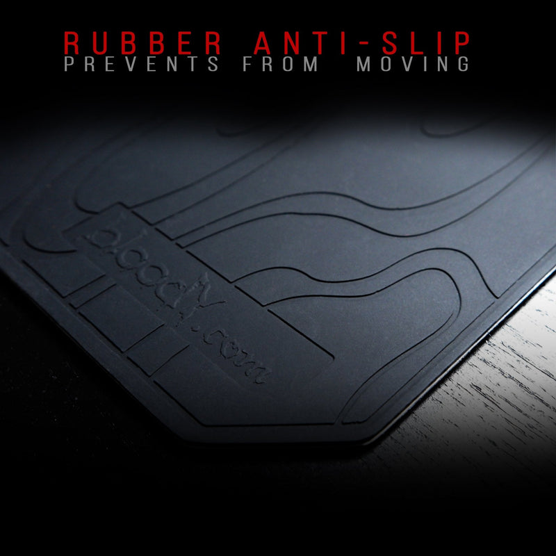 Bloody Gaming RGB LED Gaming Mouse Pad Soft Cloth Surface – Low Friction Surface Ideal for Accuracy, Speed & Control - 10 RGB LED Zones - Waterproof - Non-Slip Rubber Base - Medium 14" X 10" - MP-60R
