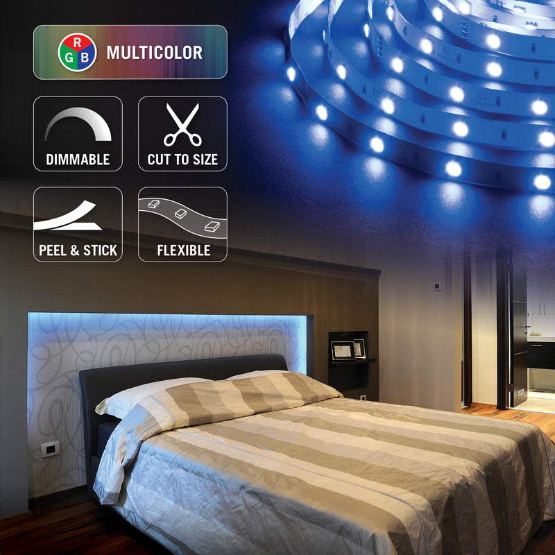 [AUSTRALIA] - Armacost Lighting RibbonFlex Home Multi-Color LED Tape Light 30 LEDs/Meter, 16.4 ft (5m) 613230 16.4 ft (5m) Multicolor 