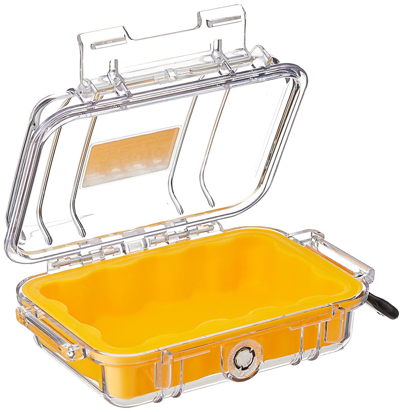 Pelican 1020 Micro Case (Yellow/Clear) 1010 Micro Case (Yellow/Clear)