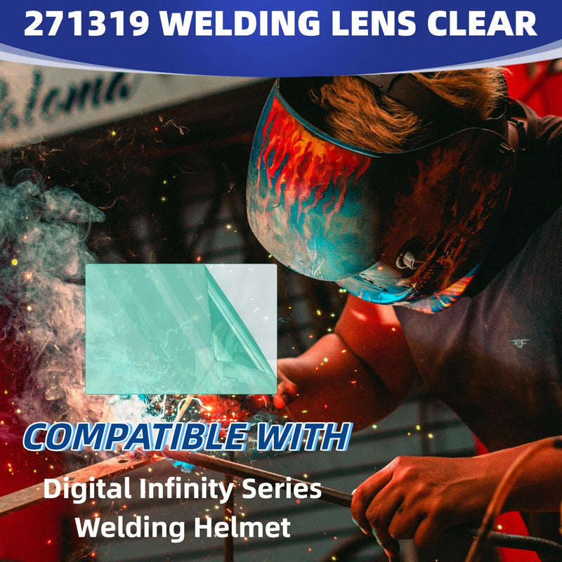 10pcs 271319 Helmet Clear Inside Cover Lens Compatible Digital Infinity Series Welding Helmet