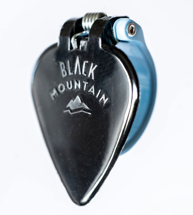 Black Mountain Light Gauge Thumb Picks for Acoustic Guitar, Electric Guitar, Ukulele, Banjo, and More - Spring Loaded Universal Fit for Medium to XL Thumbs - Premium Finger Picks 3 Pack Right Handed