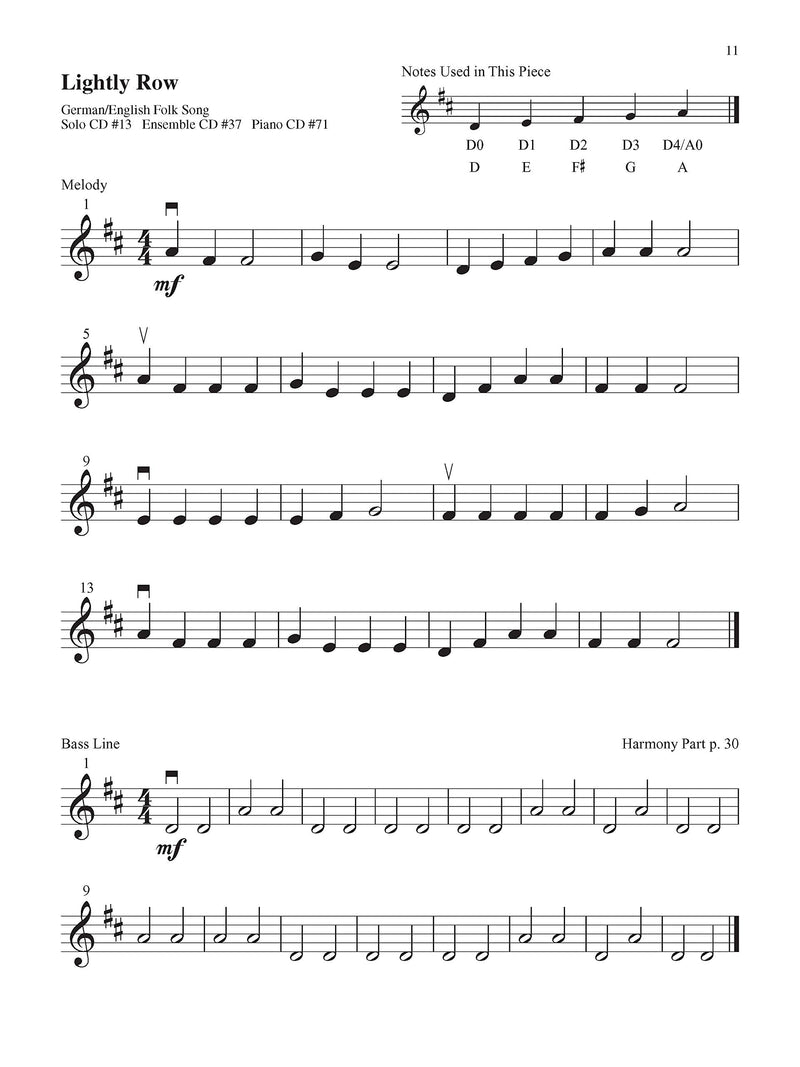Learning Together: Sequential Repertoire for Solo Strings or String Ensemble (Violin), Book & Online Audio