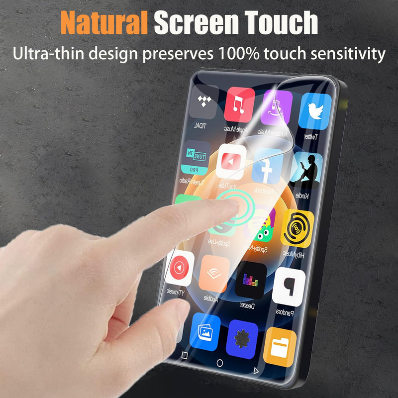 Compatible for MYMAHDI 5" MP3 Player Screen Protector, [6 Pack] Full Coverage TPU Clear Film Compatible for MYMAHDI 5" MP3 Player (6 Pack) 6 Pack