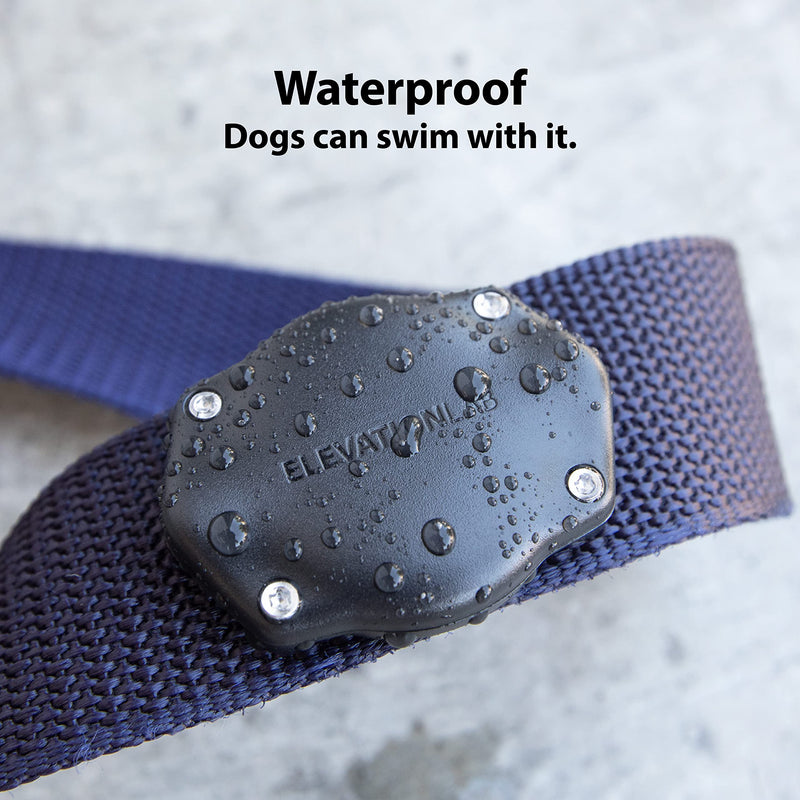 TagVault™ AirTag Dog Collar Mount - IP69 Waterproof, Doesn't Dangle, Fits All Width Collars | Elevation Lab Single