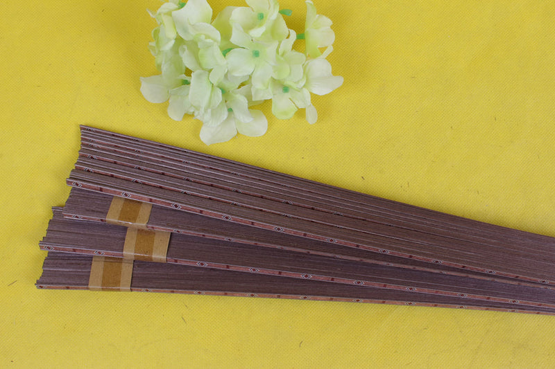 25x Guitar Strip Inlay Guitar Binding Figured Purfling Guitar Body Binding wood Inlay 640x5x1mm