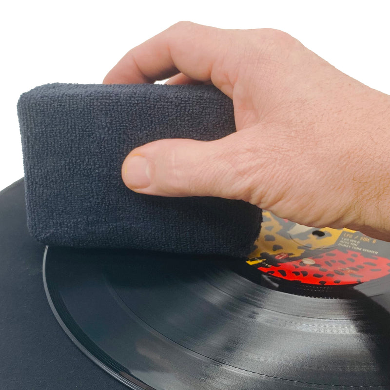 [AUSTRALIA] - Record & Stylus Care System – Record Cleaning Fluid & Large Scratch-Free Cleaning Pad with Delicate Stylus Brush & Cleaning Solution + Bonus Label Mask, Protect & Preserve Vinyl Records 