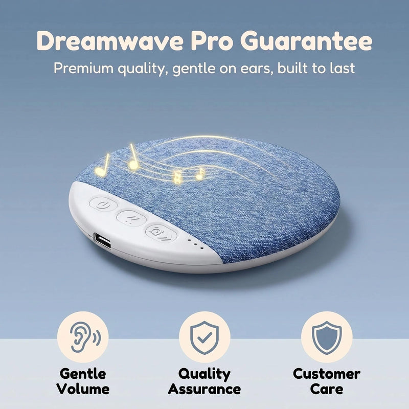 Dream Pillow Speaker, Ultra-Thin Bluetooth Sleep Speaker for Side Sleeper, Wireless Under Pillow Speaker for Sleeping