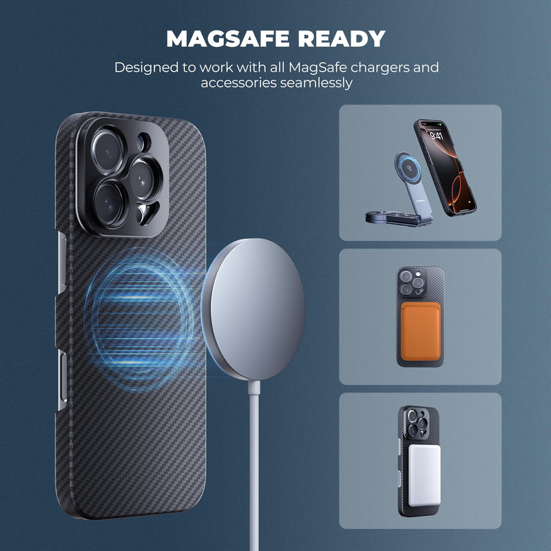 FREEWELL Pro Filmmaker Case for iPhone 16 Pro - Magnetic Filters & 17mm Lens Mount Black