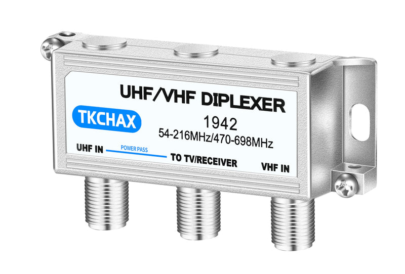 [AUSTRALIA] - UHF/VHF TV Antenna Combiner & Diplexer: Eliminate Rotators, Merge 2 Antennas into 1 Coax Output - Weatherproof for Harsh Outdoor/Indoor Installation 