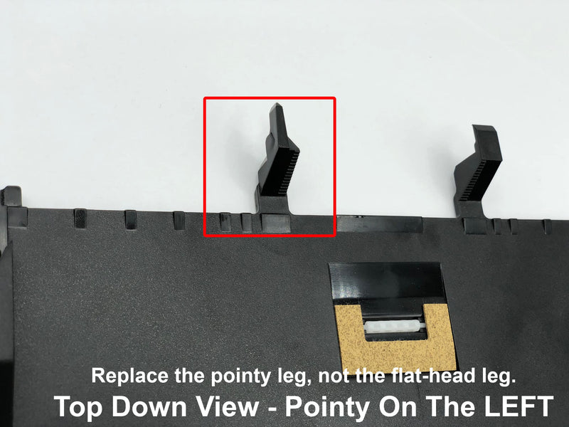 Repair Kit -Fix Broken Paper Tray Leg/Tab for HP F0V63-40013 Paper Tray of Envy 505x Series: 5050, 5052 5055...