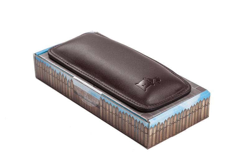 Motte by Castle – Leather Wrist Rest Cushion for Mice, Mouse Pads, and Laptops – Ergonomic Durable Wrist Pad with Anti-Slip Rubber Base (Woodland) Woodland