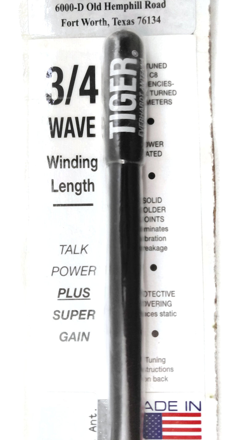 [AUSTRALIA] - Lot of 2 Everhardt TSM2-B 3/4 Wave 2 ft Fiberglass â€œSuper Flexâ€ CB Radio Antenna - Black 