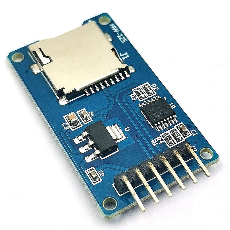 FainWan 2PCS Micro SD Storage Board Memory Shield Expansion Module 6 Pin SPI Interface Mini TF Card Adapter Reader