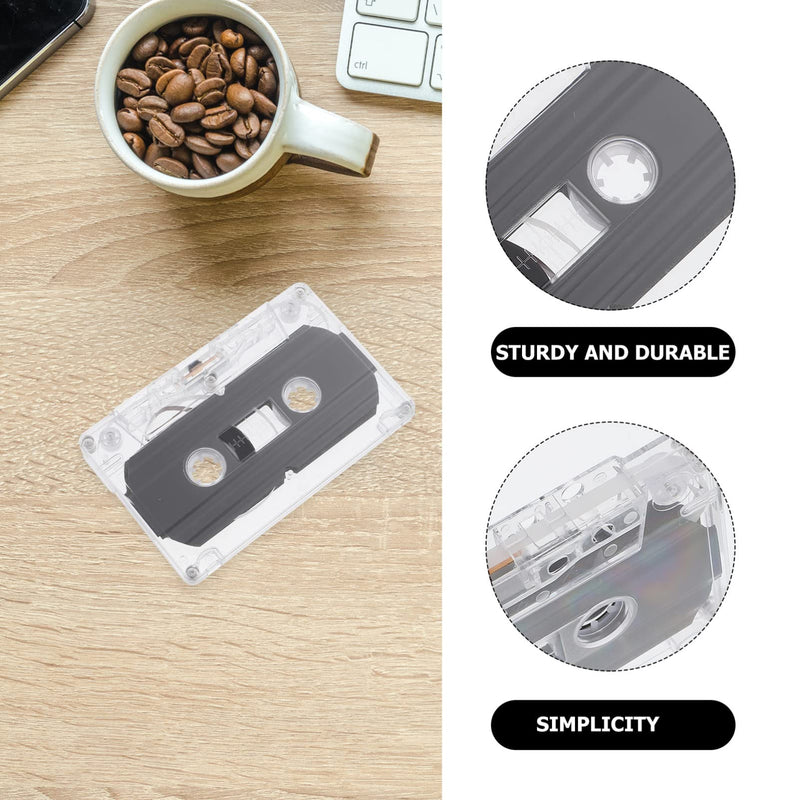 ARTIBETTER 2pcs Audio Cassette Tapes Dictating Blank Microcassette Tapes 30 Min Recording Time Per Tape Replacement Cassette Tapes