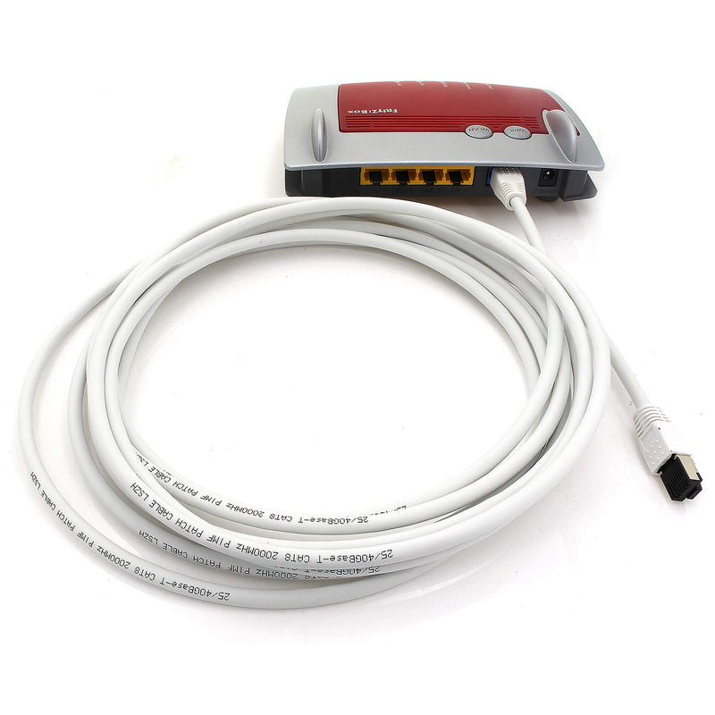 1aTTack.de 0.5 m Cat 8 Network Cable CAT8 Cable Colours Set - 5 Pieces Cat.8 LAN 2000 MHz 40 Gbit s 40GBase-T Poe+ Patch Cable Ethernet Cable LSZH - 5 x 0.5 m 5 x 0.5m Colour 3