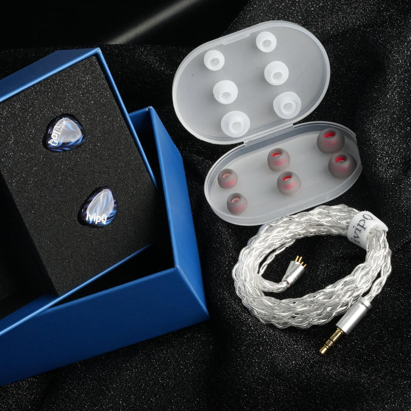 IEM 10mm 1DD in-Ear Monitor with Enhanced bass and Clear Sound Quality Detachable 2-pin Braided Cable for audiophiles, Drummers, DJs, and Musicians(Without Mic) without Mic