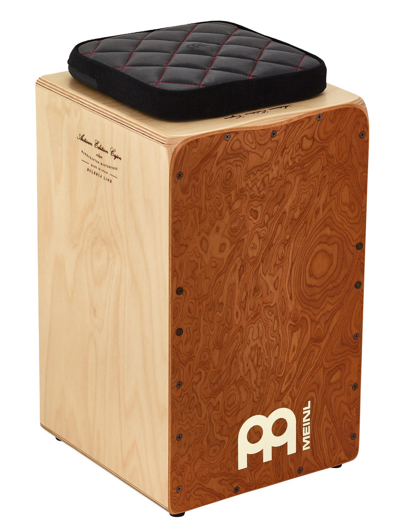 [AUSTRALIA] - Deluxe Cajon Seat for Any Size with Thick Padding & No Adhesive Required Black 